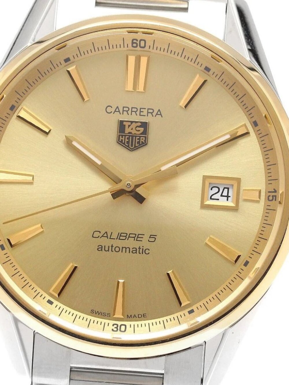 TAG HEUER Carrera WAR215A Caliber 5 gold Dial Automatic Men's Watch
